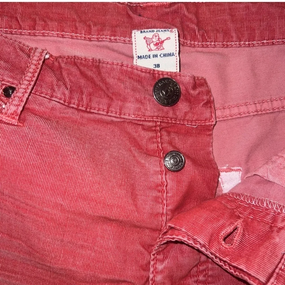 Rare Vintage  2011 True Religion MEN RED GENO Corduroy Pants 38